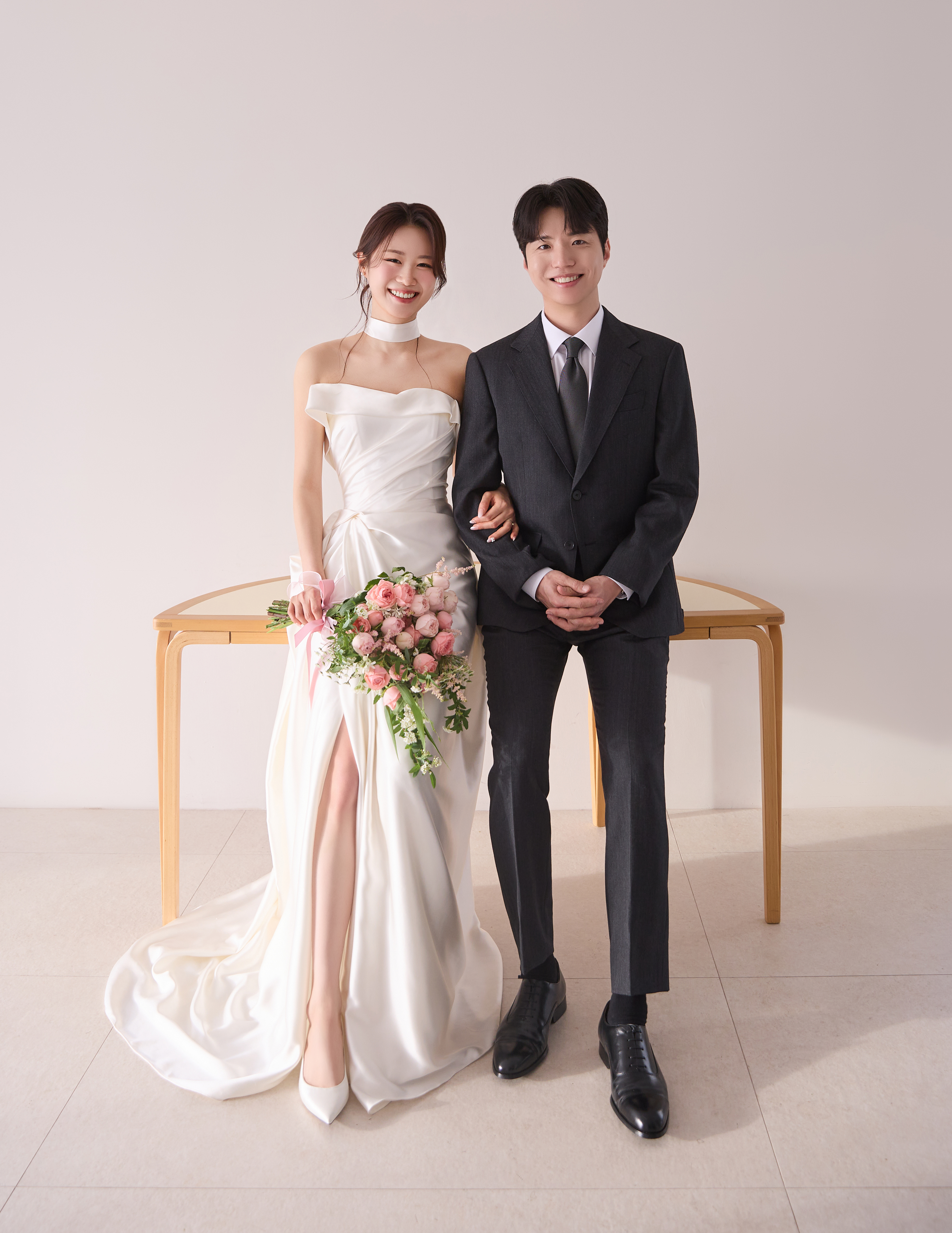 상모와 유나의 웨딩 사진
